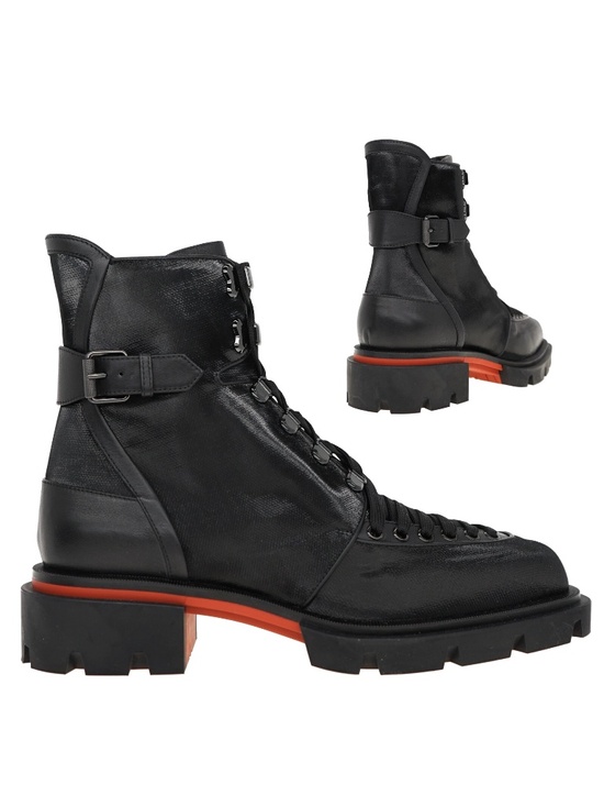 Christian Louboutin Our Macademia Boots Coated Canvas Size 10 US New main image 7